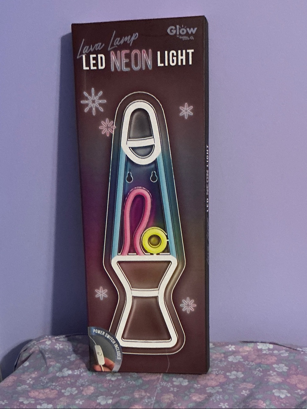 Glow LED Neon Lava Lamp Light - Multicolor Neon Accent